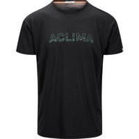 Aclima Men's LightWool 140 Classic Tee Logo Jet Black
