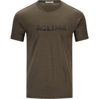 Aclima Men's LightWool 140 Classic Tee Logo Tarmac