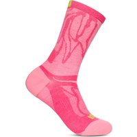 Hoka Unisex Clifton 10 Crew Run Sock Electric Rose