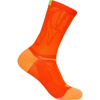 Hoka Unisex Clifton 10 Crew Run Sock Lava