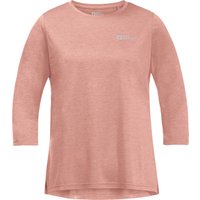 Jack Wolfskin Women's Crosstrail 3/4 Tee Rose Dawn