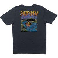 Salty Crew Men's River Rats Short Sleeve Tee Black