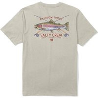 Salty Crew Men's Trout Mount Vintage SS Tee Moonbeam