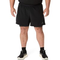 Asics Men's Road 2n1 5in Short Performance Black/graphite Grey