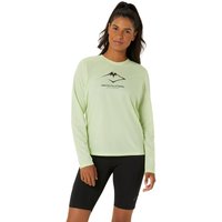 Asics Women's Fujitrail Logo LS Top Cool Matcha