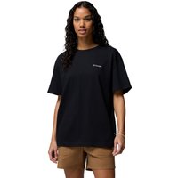 Columbia Women's Rolling Bend Graphic Oversized T-Shirt Black, Floral Groove