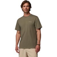 Columbia Men's CSC Logo Organic Cotton T-Shirt Stone Green, Linework C Badge