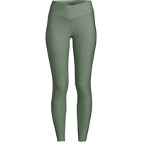 Casall Women's Overlap High Waist Tights Dusty Green