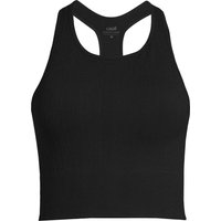 Casall Women's Multi Rib Seamless Padded Sports Top Black