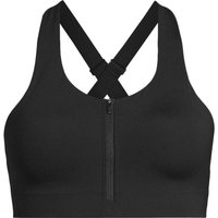 Casall Women's Impact Zip Sports Bra Black