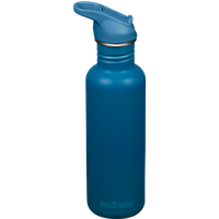 Klean Kanteen Classic 800 ml (W/ Flip Seal Sport Cap and Straw) Corsair