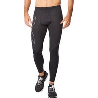 2XU Men's Ignition Shield Compression Tights Black/ Black Reflective