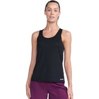 2XU Women's Aero Singlet Black/Silver Reflective