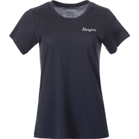 Bergans Women's Rabot Emblem Wool Tee Navy Blue