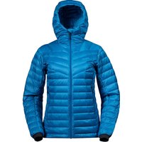 Bergans Women's Rabot Light Down Jacket Hood Dark Aqua Lagoon