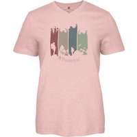 Pinewood Women's Finnveden Recycled Outdoor T-Shirt Dark Pink Melange Adventure