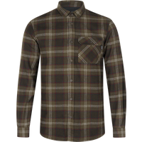 Seeland Men's Glen Flannel Shirt Pine Green Check