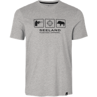 Seeland Men's Lanner T-Shirt Melange Dark Grey Melange