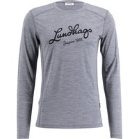 Lundhags Men's Fulu Merino Longsleeve T-Shirt Grey Melange