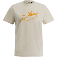 Lundhags Men's Järpen Logo T-Shirt Chalk White