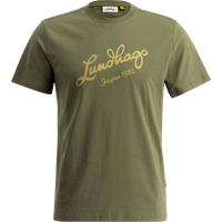 Lundhags Men's Järpen Logo T-Shirt Pine Green