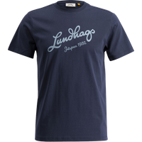 Lundhags Men's Järpen Logo T-Shirt Deep Blue