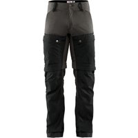 Fjällräven Men's Keb Gaiter Trousers Long Black/Stone Grey