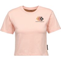Black Diamond Women's Faded Crop Shortsleeve Tee Alpine Sunrise