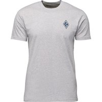 Black Diamond M Heritage Alpinist Ss Tee Nickel Heather