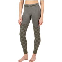 Mons Royale Women's Ascender Merino Seamless Legging Dried Sage/Dark Olive