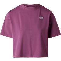 The North Face Women's Evolution Simple Dome Crop Relaxed Short Sleeve T-Shirt Chroma Purple