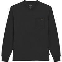 Dickies Men's Luray Long Sleeve Pocket T-Shirt Black