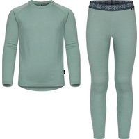 Gridarmor Juniors' Viks Wool Undertøy Set Green Bay