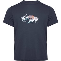 Urberg Men's Printed Tree Tee Blue Nights