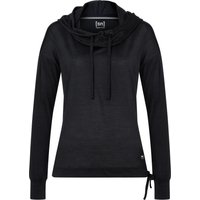 super.natural Women's Funnel Hoodie Jet Black