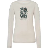 super.natural Women's Heart Of Yoga Longsleeve Silver Lining/various