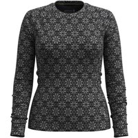 Smartwool Women's Merino 250 Baselayer Crew Boxed Black Digi Snow