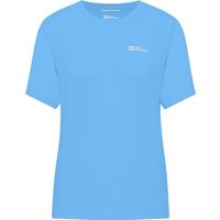 Jack Wolfskin Women's Vonnan Short Sleeve Tee Mid Blue