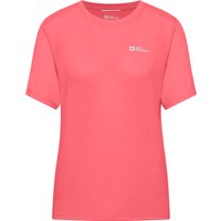 Jack Wolfskin Women's Vonnan Short Sleeve Tee Sunset Coral
