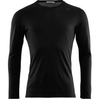 Aclima Men's LightWool Undershirt Long Sleeve Jet Black
