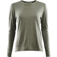 Aclima Women's LightWool 140 Undershirt Long Sleeve Ranger Green
