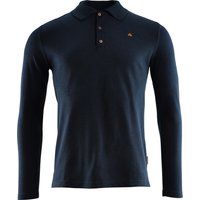 Aclima Men's LeisureWool Pique Shirt Long Sleeve Navy Blazer