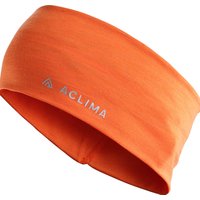 Aclima LightWool Headband Orange Tiger