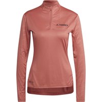 Adidas Women's Terrex Multi Half-Zip Tee Wonred