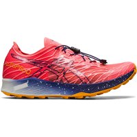 Asics Women's FujiSpeed Papaya/Indigo Blue