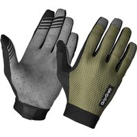 Gripgrab Vertical 2 Insidegrip™ Full Finger Summer Gloves Olive Green