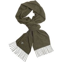 Barbour Unisex Plain Lambswool Scarf Seaweed
