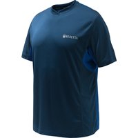 Beretta Unisex Flash Tech T-Shirt Blue Total