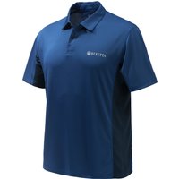 Beretta Unisex Flash Tech Polo Blue Beretta