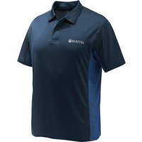 Beretta Unisex Flash Tech Polo Blue Total Eclipse